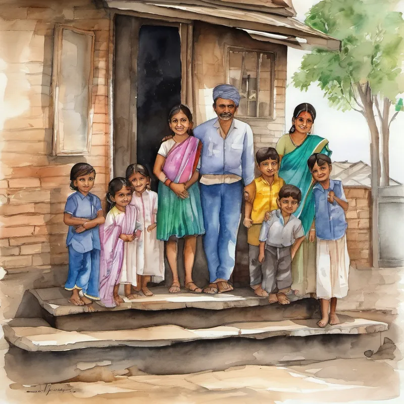 Once upon a time, in a small town called Brightsville, there lived a man named Rajeev. He was a kind-hearted man who had two amazing children, Mohit and Minti. Their family was full of joy and laughter, but fate had a different plan for them. One fateful day, tragedy struck their family. Rajeev's beloved wife, Suman, suffered a sudden heart attack. Despite their efforts to save her, she passed away, leaving Rajeev and his children devastated and heartbroken.