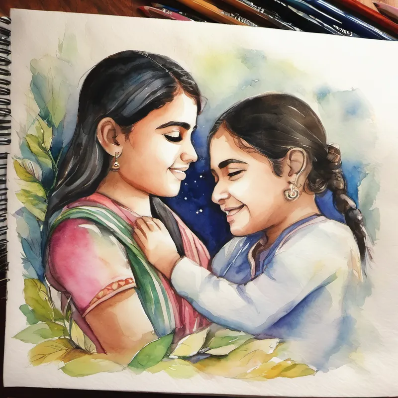 Now, Rajeev, Mohit, and Minti live happily, cherishing every moment they have together. They honor Suman's memory and hold her close to their hearts, even though she is no longer physically present. The lessons they learned from their journey taught them the true importance of family, love, and determination. And so, dear 14-year-old, remember that no matter what challenges life brings your way, it is your determination that will guide you through. With love and faith, you can overcome any obstacle and find happiness in the simplest of things. Even though the pain of loss may never fully disappear, it is the strength within your heart that will help you continue to shine. Sweet dreams, little dreamer, and remember, you are never alone.