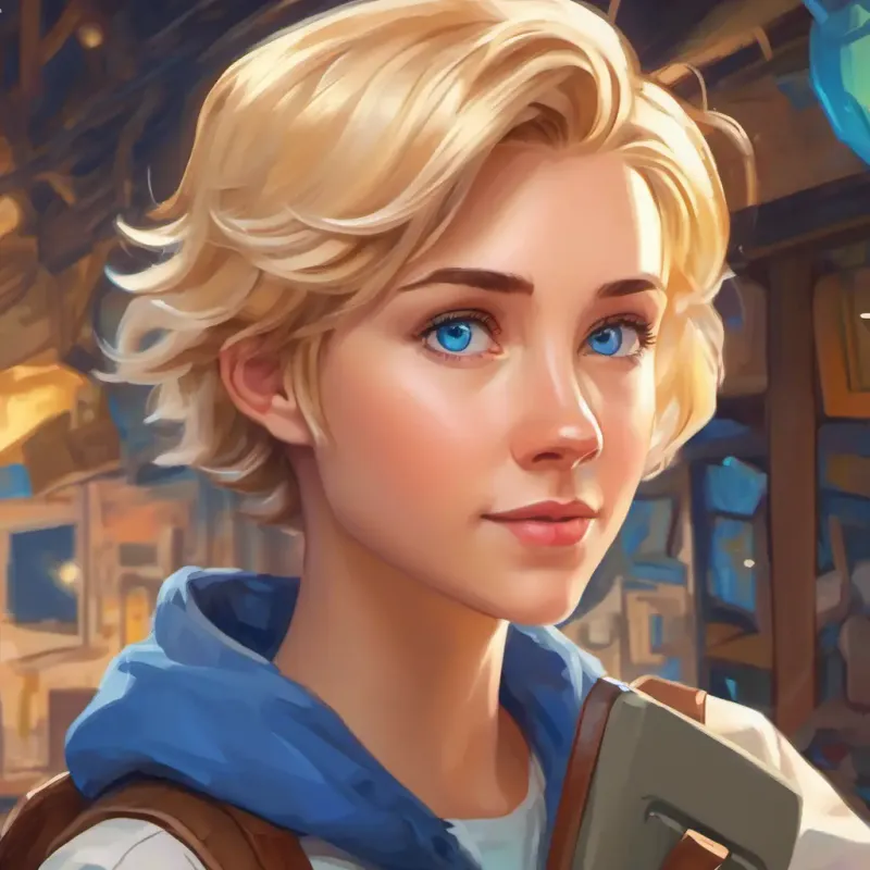 Curious, short blond hair, blue eyes, adventurous spirit asks about bringing electronics