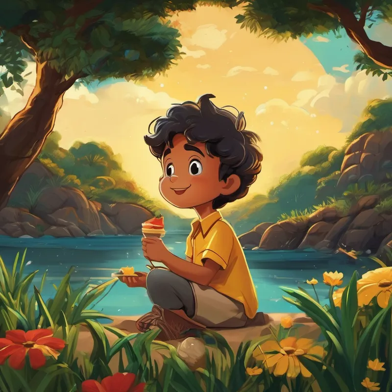 Era uma vez um menino chamado Joãozinho, que vivia reclamando de tudo. Seu quarto não era grande o suficiente, sua comida não tinha o gosto que ele queria, seu irmãozinho não dividia seus brinquedos, e assim por diante. Joãozinho não conseguia enxergar as coisas boas ao seu redor, sempre encontrando motivos para reclamar. Um dia, enquanto Joãozinho caminhava pela floresta, ele encontrou uma fada mágica chamada Estrelinha. Ela percebeu a tristeza no rosto de Joãozinho e disse: "Meu jovem, estou aqui para te ensinar uma lição valiosa sobre gratidão".