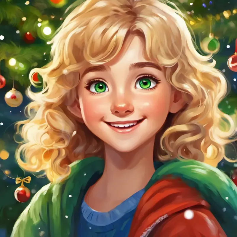 Curly brown hair, bright green eyes, warm smile and Messy blonde hair, blue eyes, mischievous grin return home, feeling amazed and joyful from their extraordinary experience.