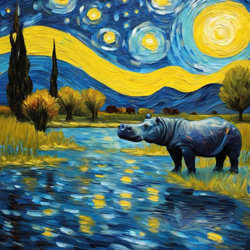 The curse is lifted; hippos are believed once more.