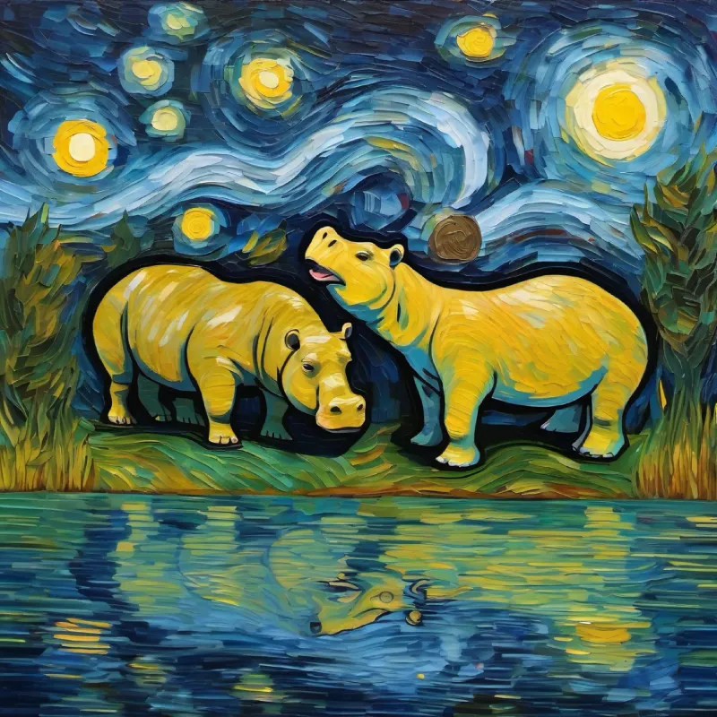 Hippos share their problem with Drake.