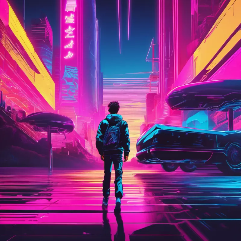 teenage boy tripping another man