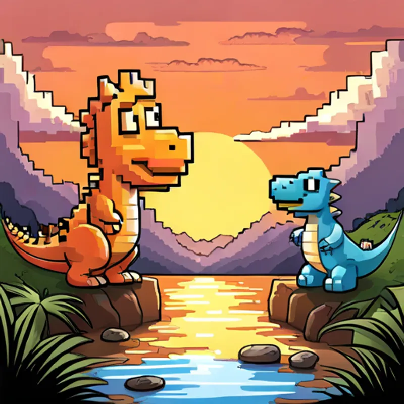 Dino meets Zog and Luna, and they become friends