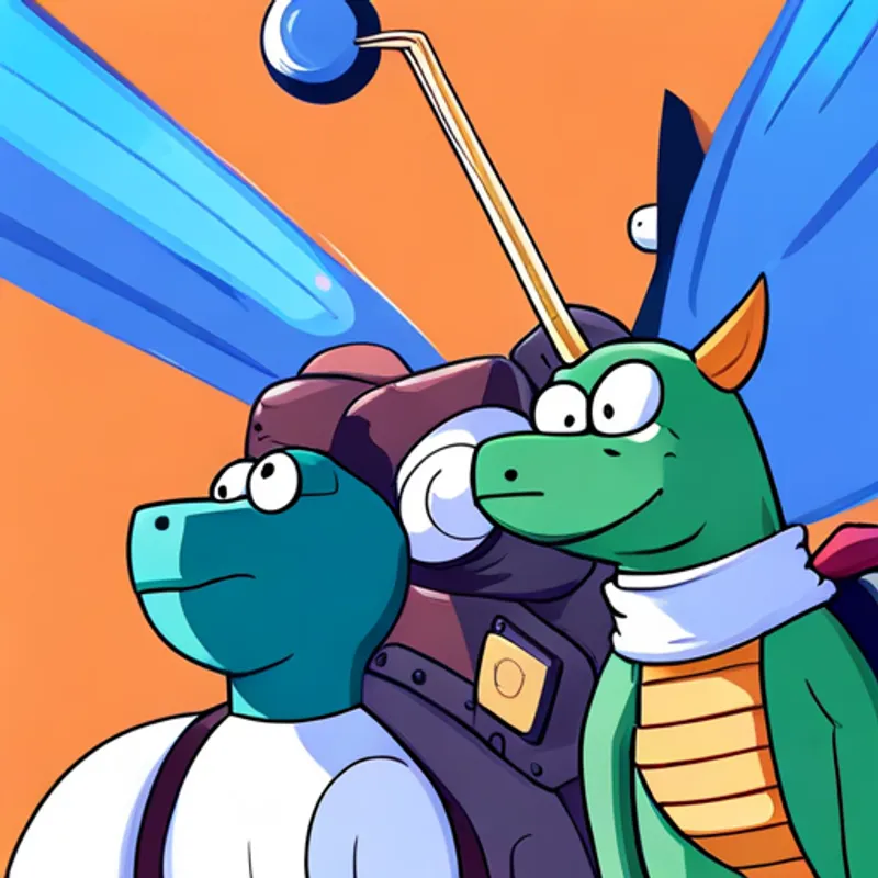 Dino, Zog, and Luna face a problem in space