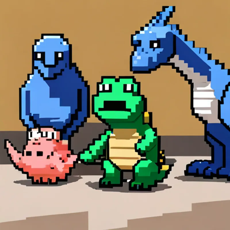 Dino, Zog, and Luna become lifelong friends