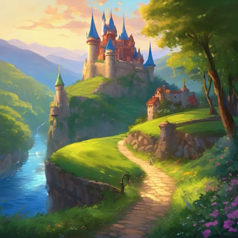 As Max closed his eyes and snuggled into his cozy bed, he imagined a beautiful castle high up on a hill, surrounded by lush green meadows and sparkling blue rivers. In this castle lived a kind king and queen, along with their brave daughter, Princess Anna. Princess Anna had the power to make anyone's wishes come true with her magical golden scepter.
