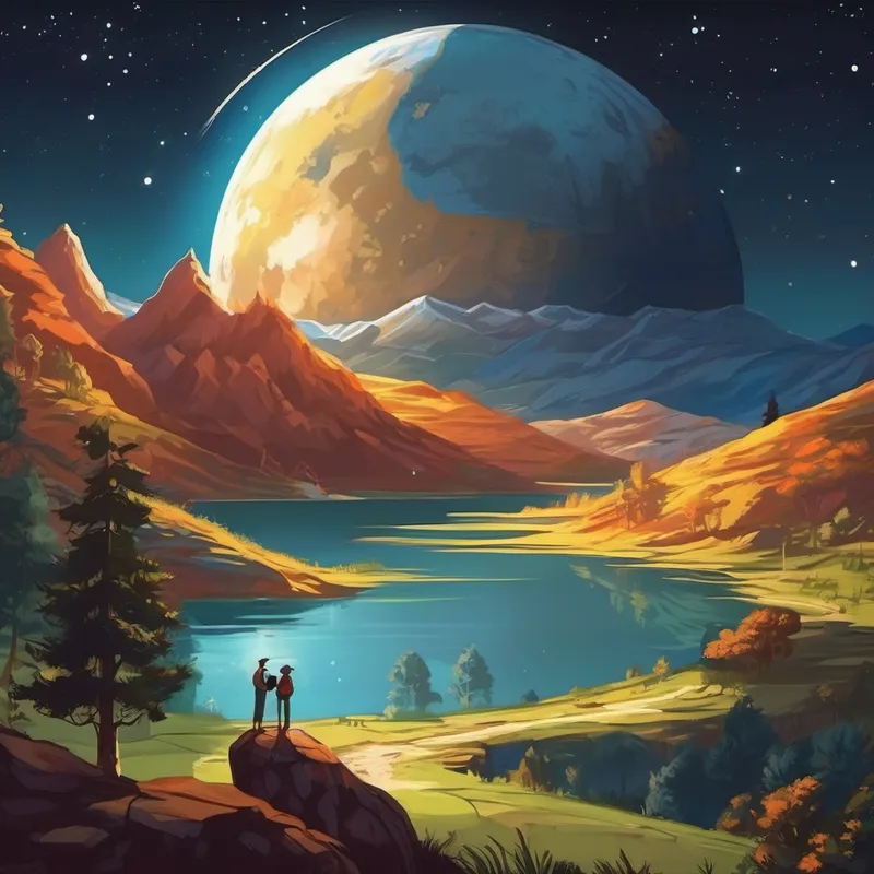 Our journey continues, and now we will fast forward to a time when people discovered that the Earth is actually round, just like a ball! Imagine the excitement and curiosity that filled their hearts when they started to notice evidence. Some very clever people began to question the belief in a flat Earth, and they uncovered fascinating answers. One day, someone noticed that the shape of the Earth's shadow during a lunar eclipse was always round. Others traveled long distances and noticed that they always came back to their starting point. Soon, more and more people started to understand that the Earth is round, and not flat like they had once believed.