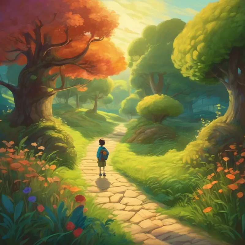 Tim solves the riddle and a path is revealed.