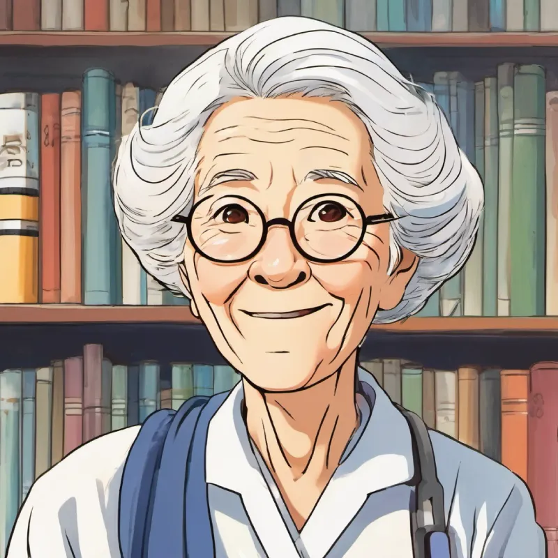 Elderly patient, white hair, pale complexion, usually smiling shows signs of life, the emergency resolves.