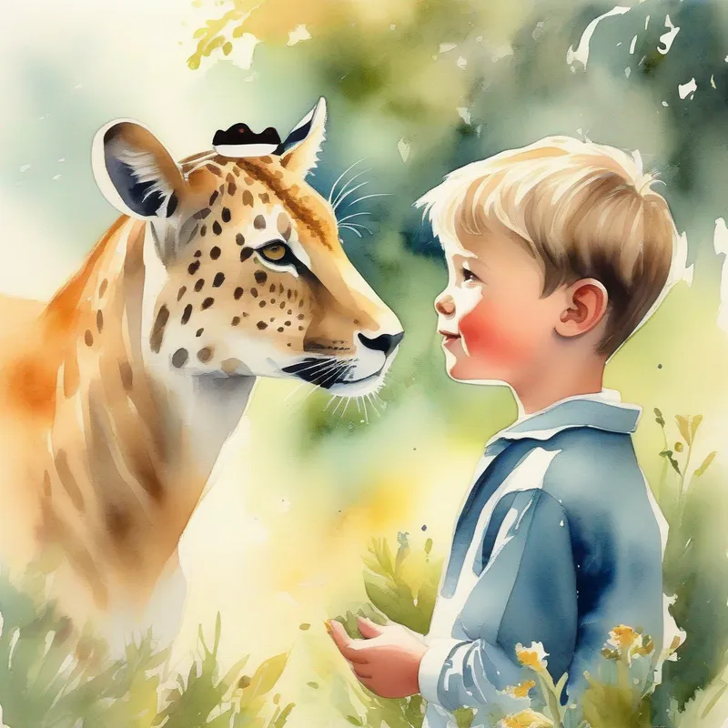 A young boy with the ability to talk to animals. becomes the honorary king of the animals.