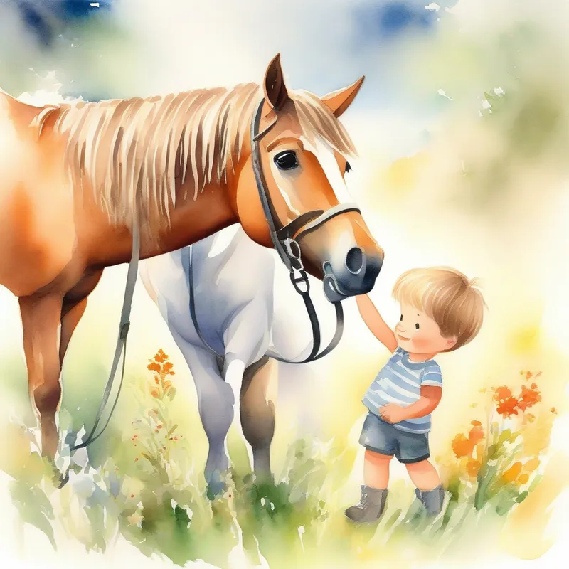 A young boy with the ability to talk to animals. and the horse continue to help animals and spread love.