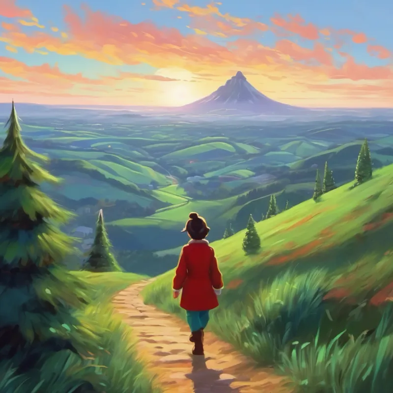 Libi approaching the hill, hears whispers.