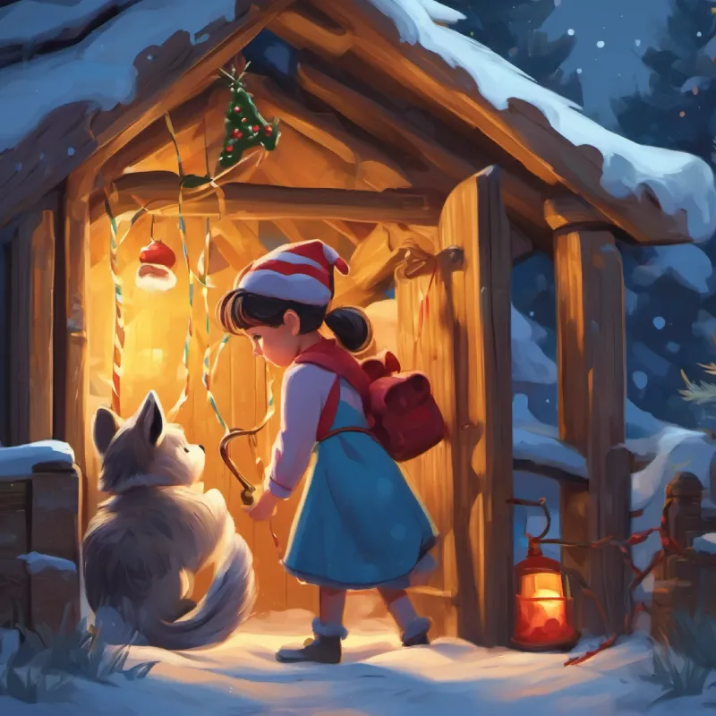 Libi finds a trapped animal, wants to help.