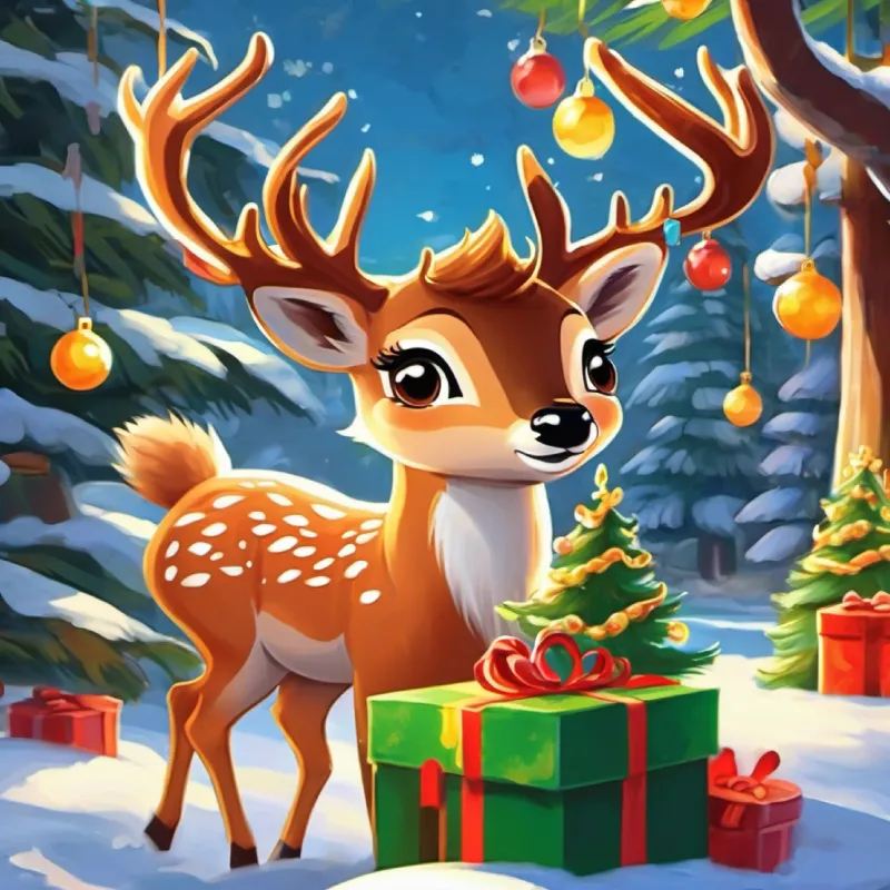 Libi's adventures with Sunshine the deer.