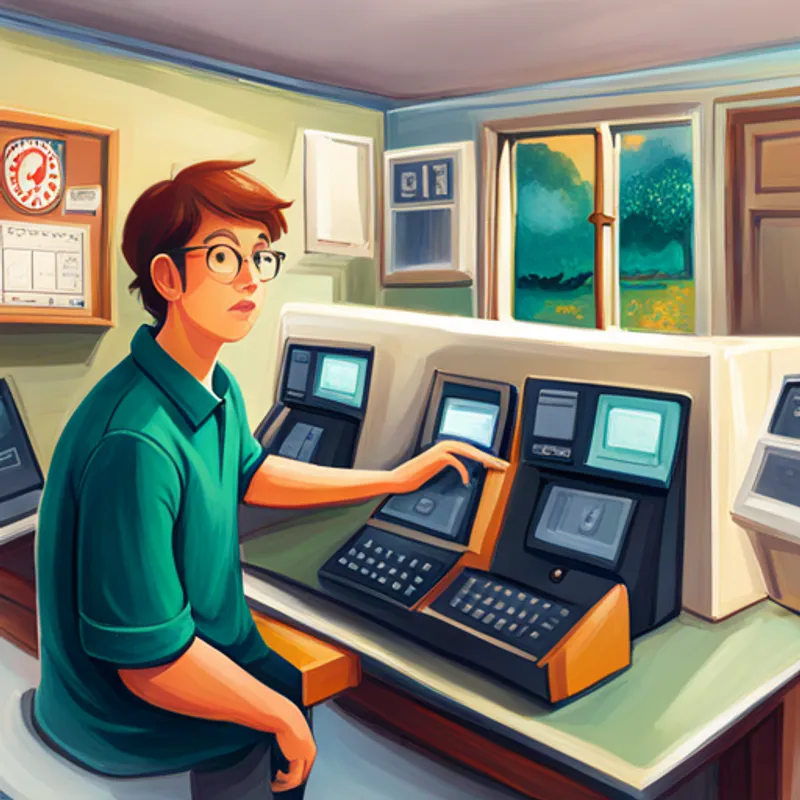Alex learns about the functions of the MicroLogix PLC