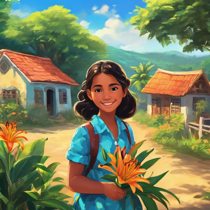 Once upon a time, in a sunny village on the beautiful island of Jamaica, there lived a young girl named Lily. She had a heart full of dreams and hope, and her smile could light up even the darkest day. Lily was not only smart but also incredibly talented. She loved capturing the world through her camera lens, turning even the simplest moments into beautiful memories. However, life took an unexpected turn for Lily and her family. They made the difficult decision to leave behind their sunny island and go to the United States so that Lily could have better opportunities for education. Leaving her friends and everything familiar behind, Lily felt anxious but also hopeful for a bright future.