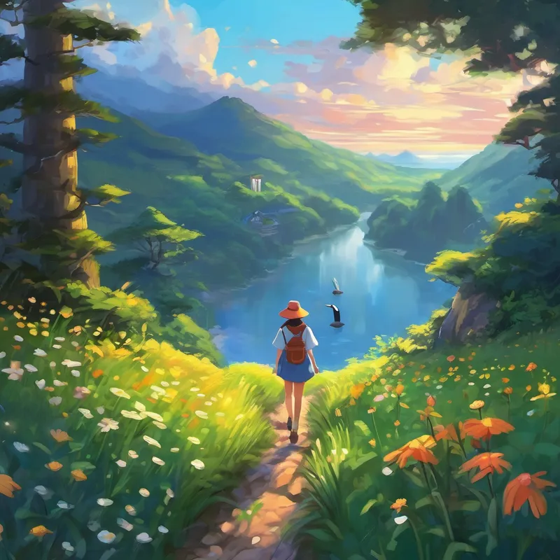 And so, as Lily carried on with her adventures, capturing the beauty of the world one photograph at a time, she inspired others to never give up, reminding everyone that even in the midst of darkness, a little flicker of hope can lead us to great success and happiness. The End.