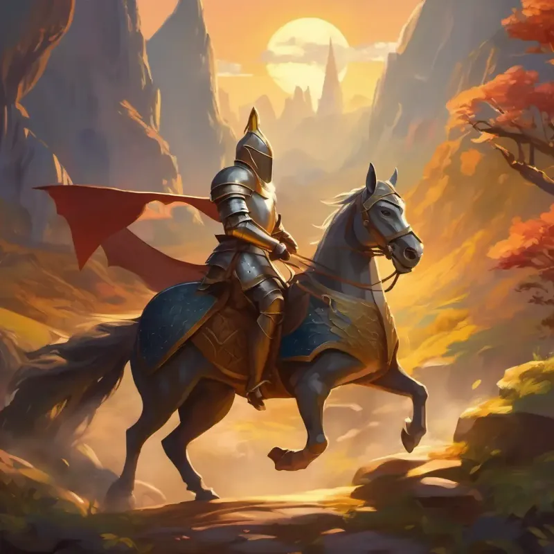 The knights return victorious, and the dragon becomes a protector.