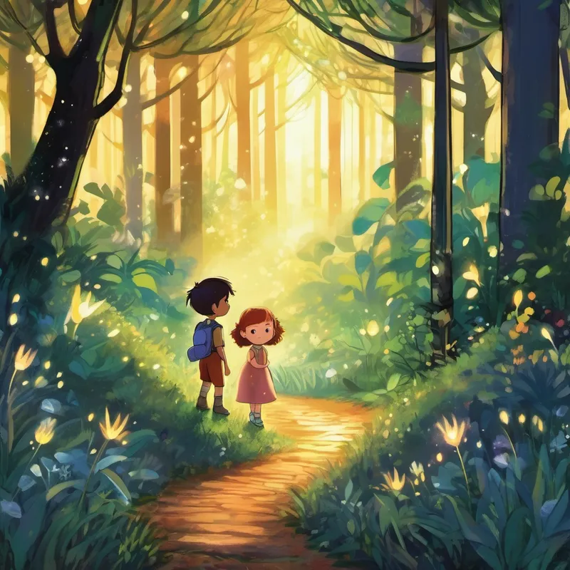 Closing her eyes, Lily entered a dreamy forest, where the trees sparkled with moonlight. She could hear the gentle whispers of the wind saying, "Come, Lily, let's take you on a Sleepytime Adventure." Suddenly, a small, glowing creature emerged from behind a tree. It was a firefly named Freddie. With a mischievous smile, Freddie said, "Lily, I know the most magical place where dreams come alive, but to get there, you must cross the Dream Bridge guarded by a fierce dragon."