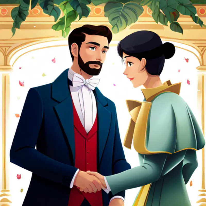 Nobleman invites Marco to grand masquerade ball