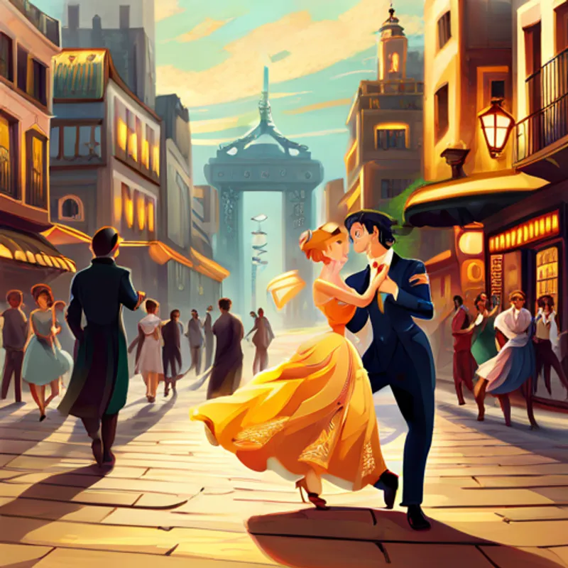 Marco dances elegantly, admired for vibrant colors