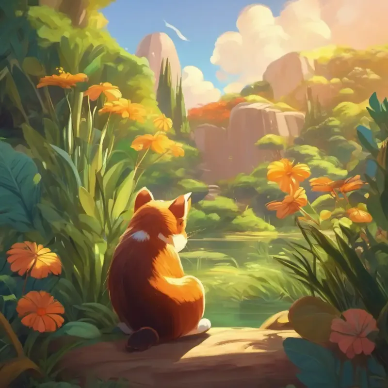 Learning about plants and animals, feeling amazed