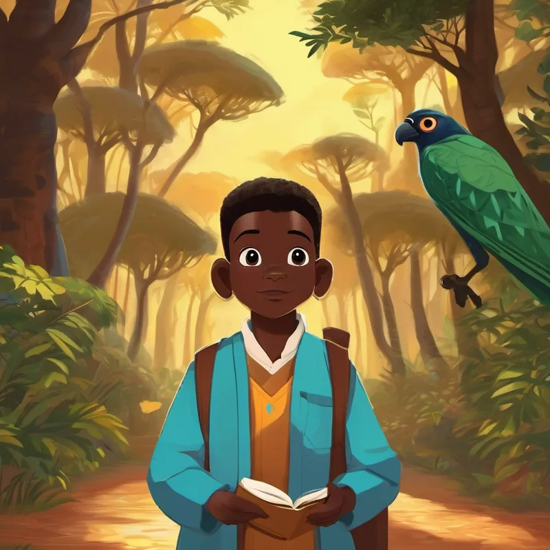 From that day forward, Kwame carried the lessons of Anansi with him, spreading kindness wherever he went, just like the Spider of Wisdom. And as he grew older, he became a wise and compassionate leader, just like Nana had hoped. And so, the legacy of Kwame lived on, inspiring generations to come, for wise old friends and magical stories have the power to shape our hearts and change the world. The end.