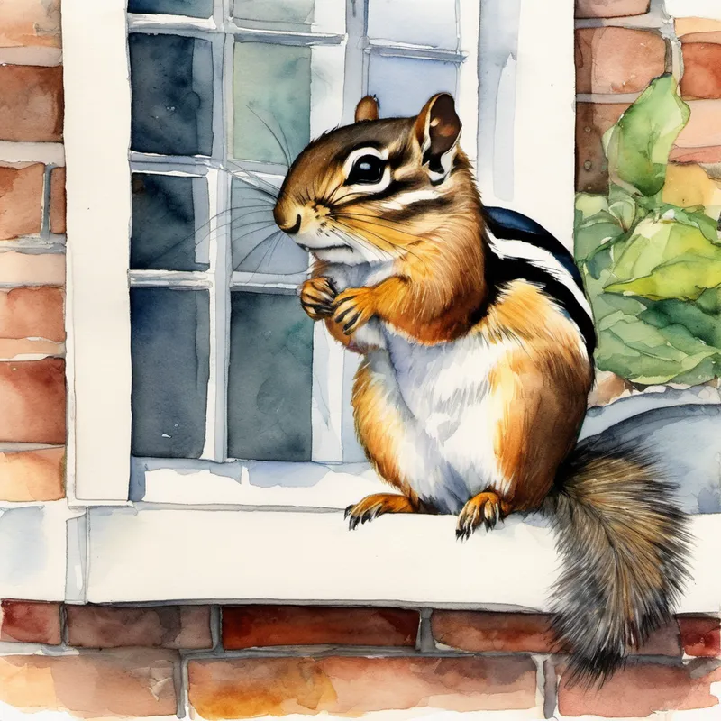 Once upon a time, in a cozy little apartment in Stuttgart, Germany, there lived a special chipmunk named Chocolate Chiplington, but everyone called him Chippo. Chippo was no ordinary chipmunk. He hailed all the way from America, and fate brought him to the charming city of Stuttgart. Chippo had found a comfortable home with two lovely human friends who adored him. They shared their love for adventure, just like Chippo did. Although Chippo preferred the safety of his indoor nest in the apartment, he loved gazing outside the windows, curious about the enchanting world beyond.