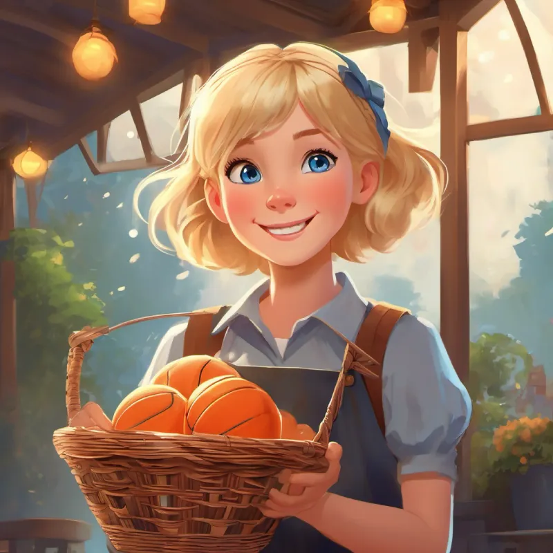 End of the game approaches, and Short blond hair, blue eyes, always with a big smile scores a key basket.