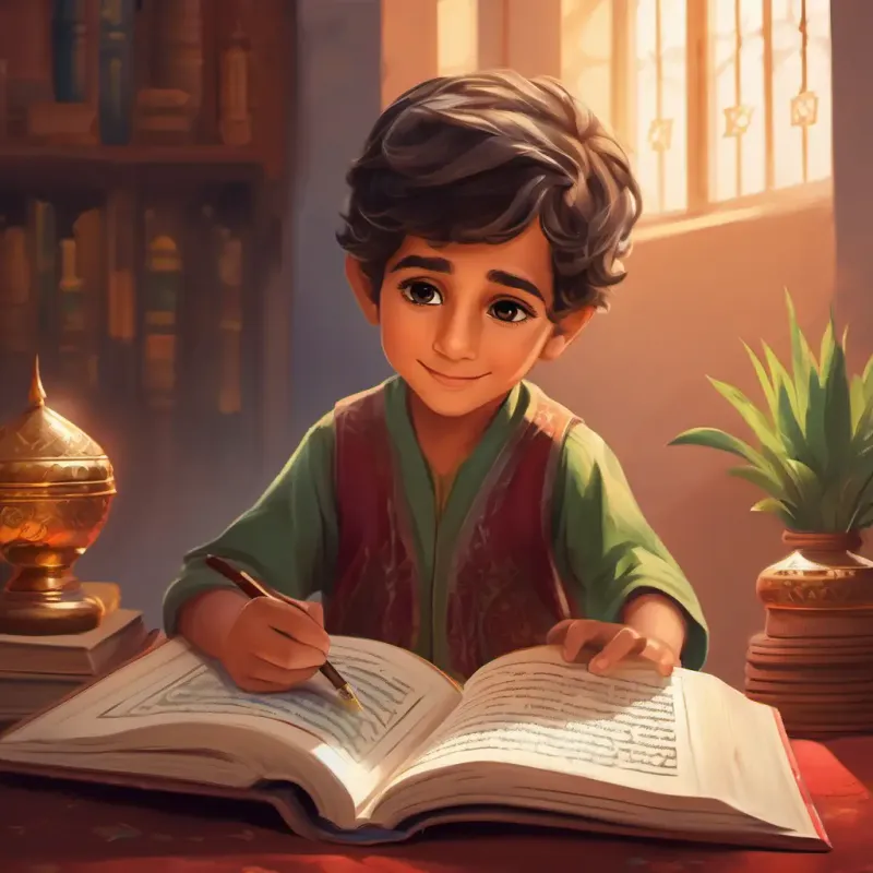 Izzeldin's commitment to his responsibility and his love for the Qur'an, showcasing his caring nature and religious beliefs.