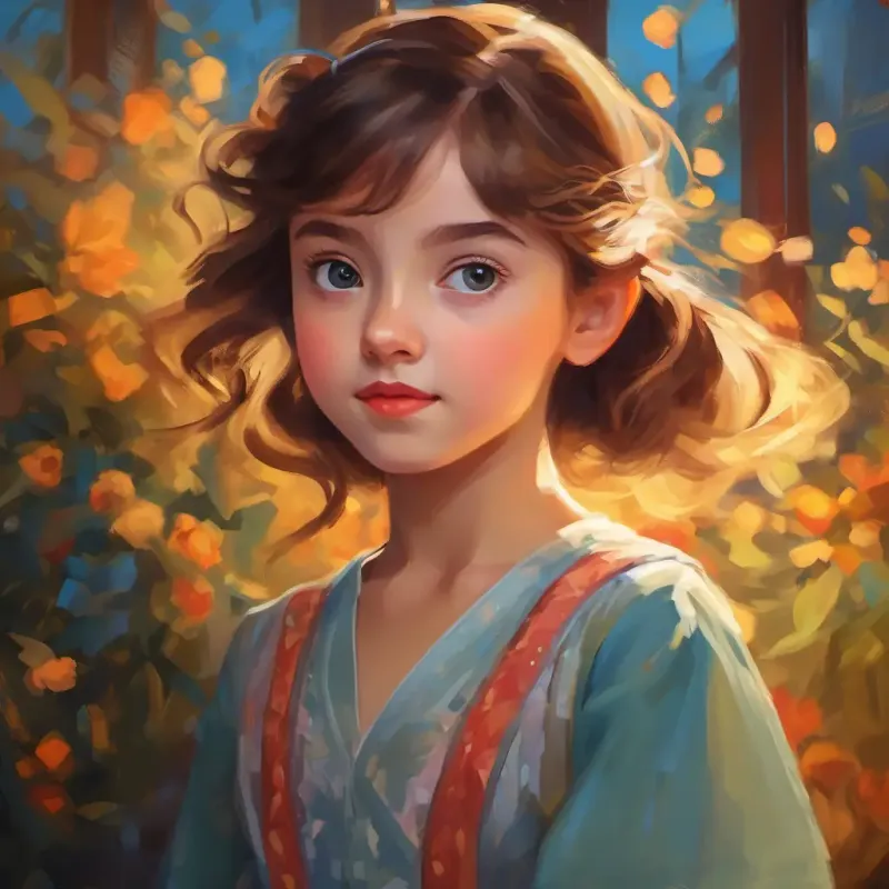 Young girl with bright eyes, always wearing a dance outfit's persistence despite setbacks.