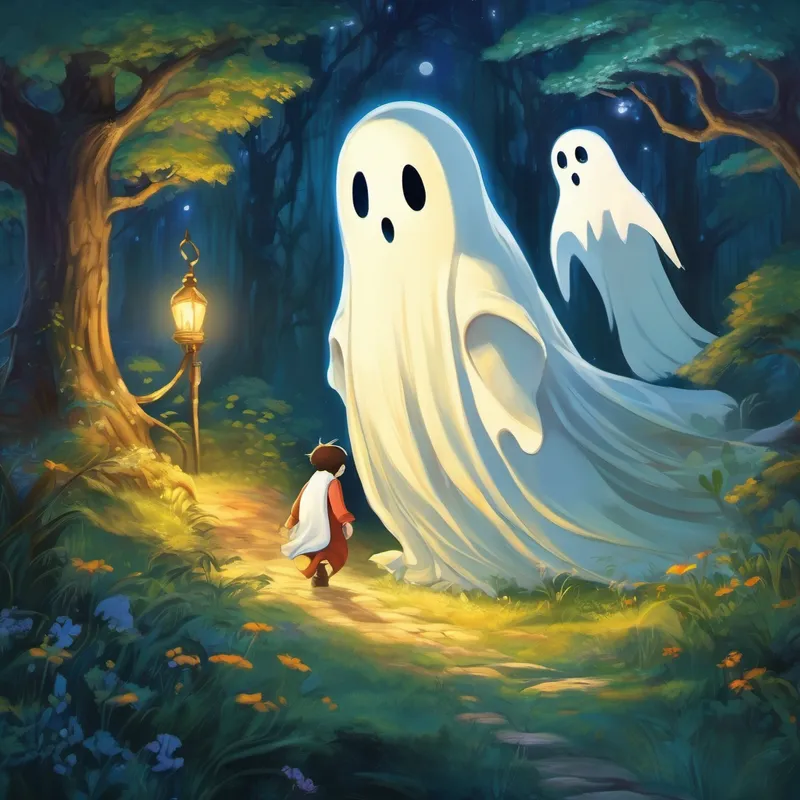 And so, the timid ghost became a beloved hero in the magical land of Enchanted Shadows, showing both humans and ghosts that genuine friendship and understanding can conquer any fear. From that day forward, Casper faced each new adventure with bravery, knowing that he was not alone but had a family of kind-hearted souls by his side.