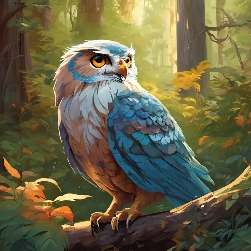 With compassion in his heart, Charlie gently picked up the bird and cradled it in his hands. He had an idea and knew just the right person to ask for help. So, he decided to seek guidance from the wisest creature in the forest, an old and wise owl named Oliver. Charlie followed the sound of hoots and soon found Oliver perched on a branch, his bright eyes gleaming with wisdom. Charlie explained the situation and showed him the injured bird. Oliver listened closely and then spoke in his soft, deep voice, "You have a kind heart, young Charlie. To mend the bird's wing, you must find the feathers of the rare and magical Phoenix. Legend says that these feathers possess incredible healing powers."
