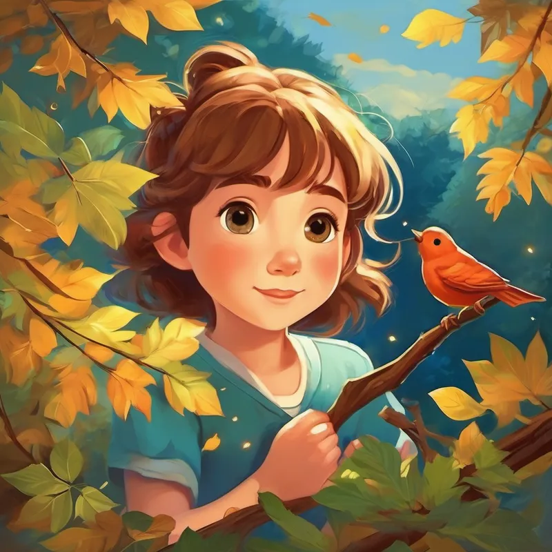 And so, dear little one, whenever you see a bird soaring in the sky or hear the rustling of the leaves, remember Charlie's adventure and the incredible power of kindness. And just like Charlie, may your heart always be filled with courage, curiosity, and love. Sweet dreams, my little friend.