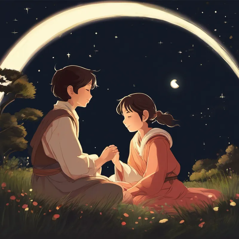 And so, as the moon rose high in the night sky, the siblings cuddled together, falling asleep with the warm glow of their heritage in their hearts. They knew that their journey was only just beginning, and with each passing year, they would continue to celebrate, embrace, and share their rich cultures with everyone they met along the way. The end.