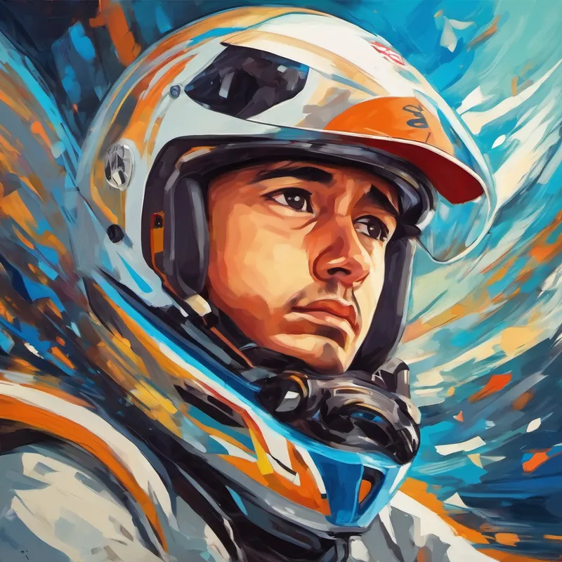 Images of a racing mind with thoughts and ideas