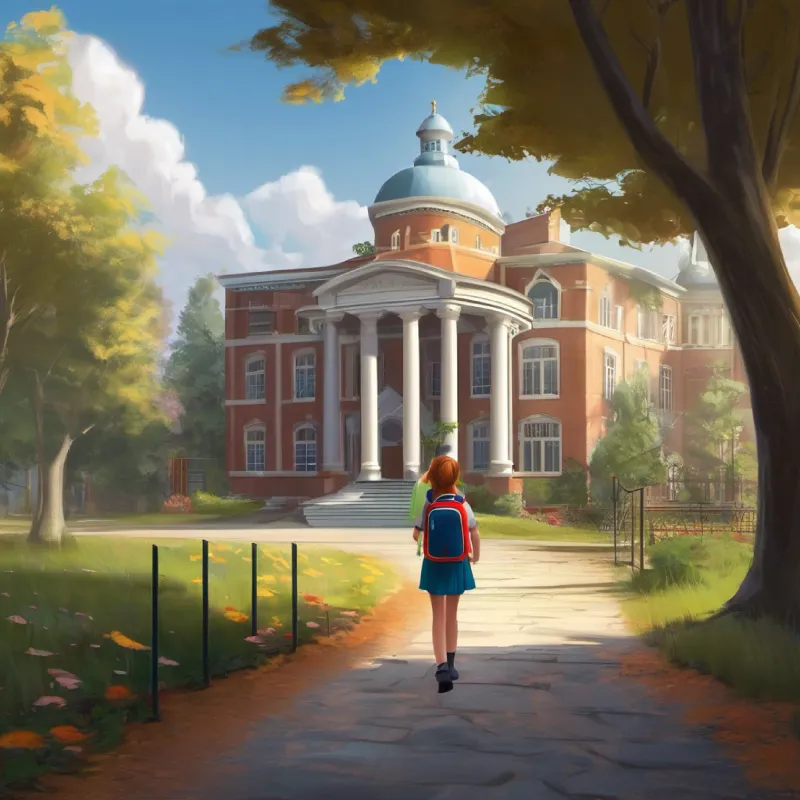 Anne, first day, school.