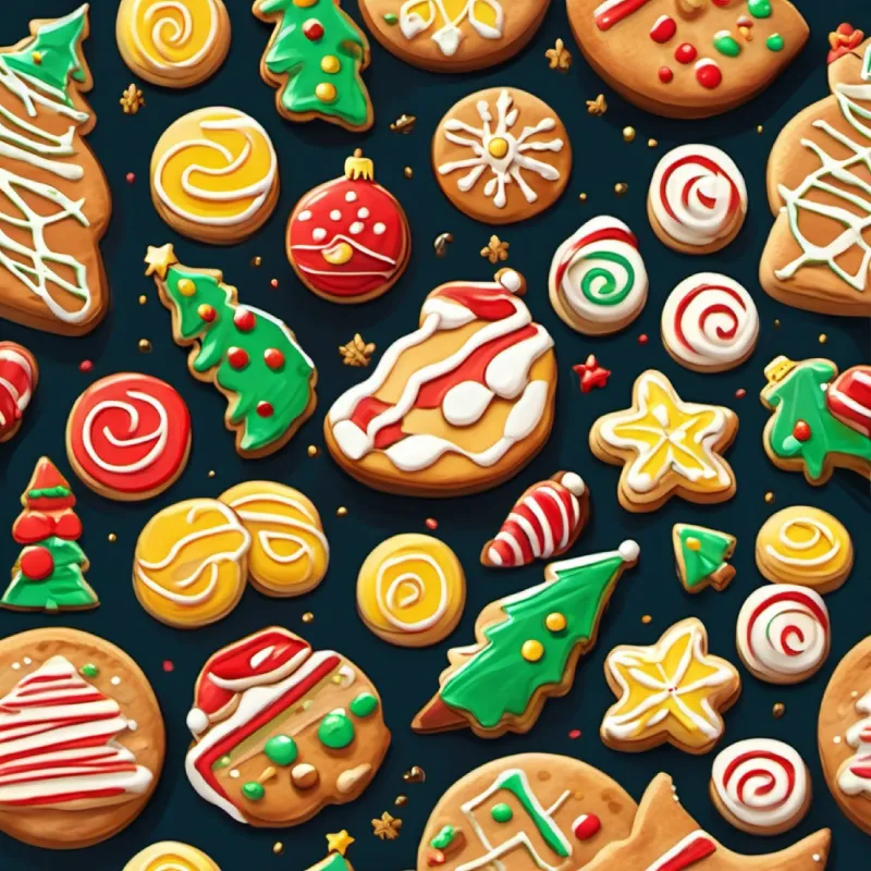 Presentation of cookies, ready to gift.