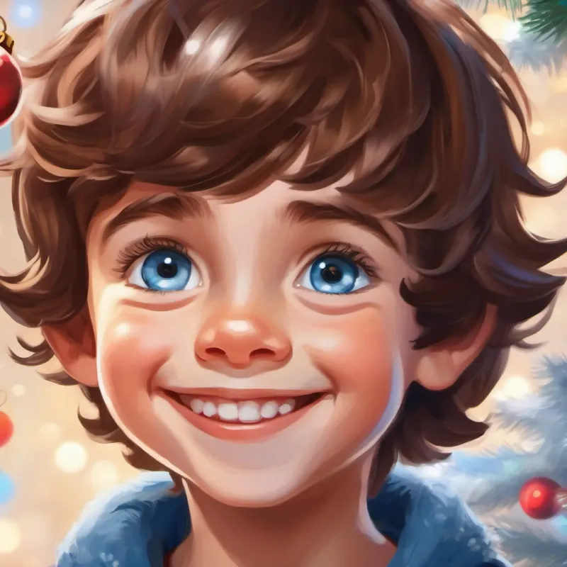 Happy boy with blue eyes, short brown hair, often smiling's commitment to good behavior with realistic expectations.