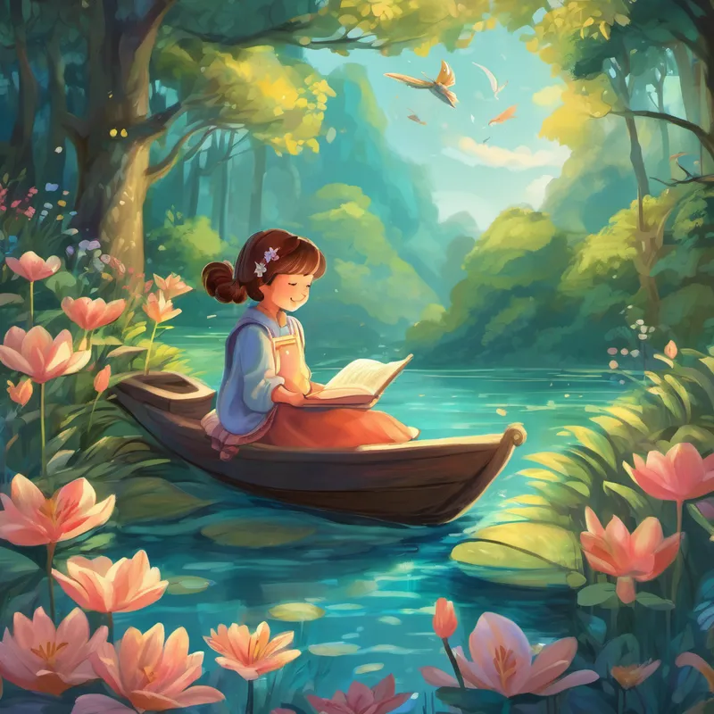 As Grandma finished the story, Lily cuddled closer, feeling her eyelids grow heavy. The adorable drawings from the story danced through her dreams as she floated off to a peaceful slumber. In the morning, Lily awoke with a smile, knowing that she could visit the magical land of the forest anytime she wished, all thanks to her Grandma's enchanting bedtime stories. And from that day on, they continued their imaginative adventures together, in a world where cute drawings and never-ending bedtime stories lived forever.