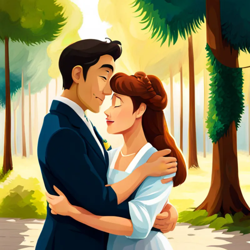 Bruno and Anna living happily ever after