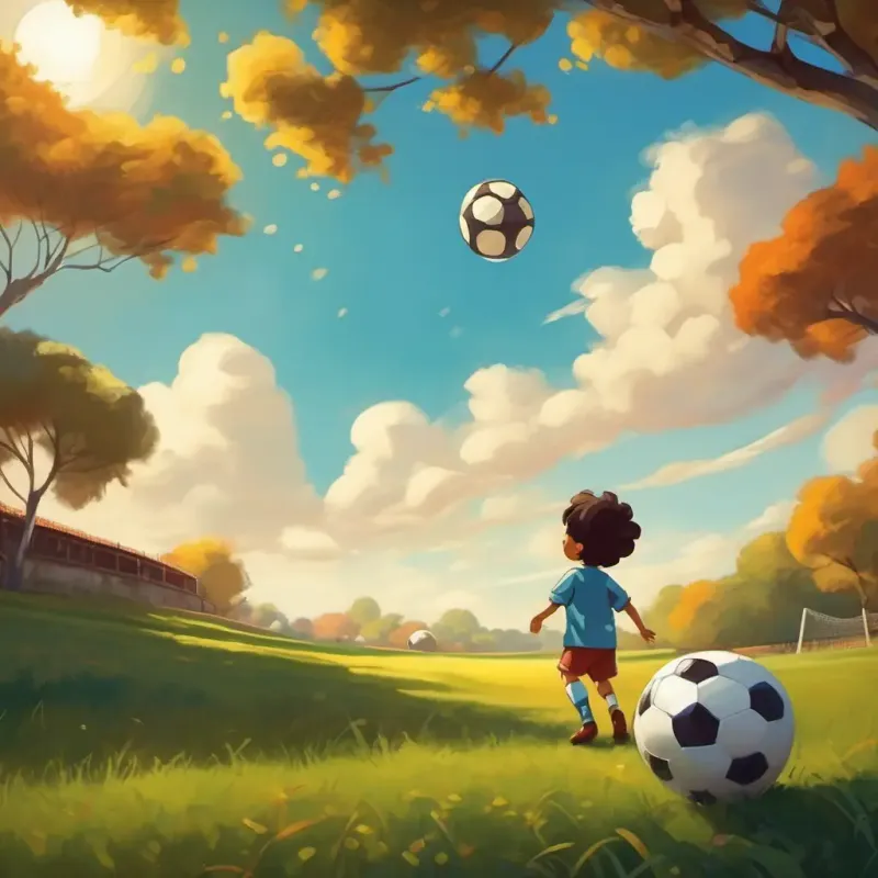 Bebé con un balon de Futbol