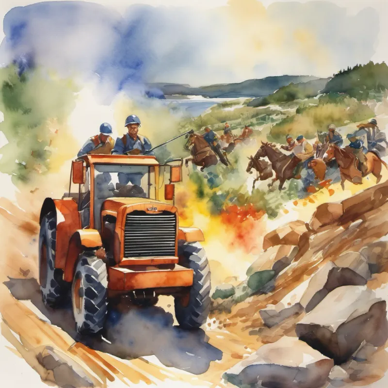 Heroes overcome an obstacle set by Burt, ensuring everything runs smoothly.
