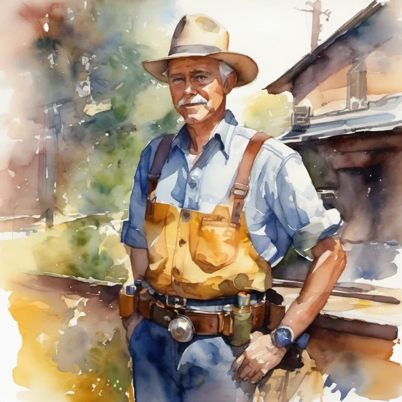 Wears a gauge on his belt, always attentive to the force around senses an issue, warns about the importance of good health.