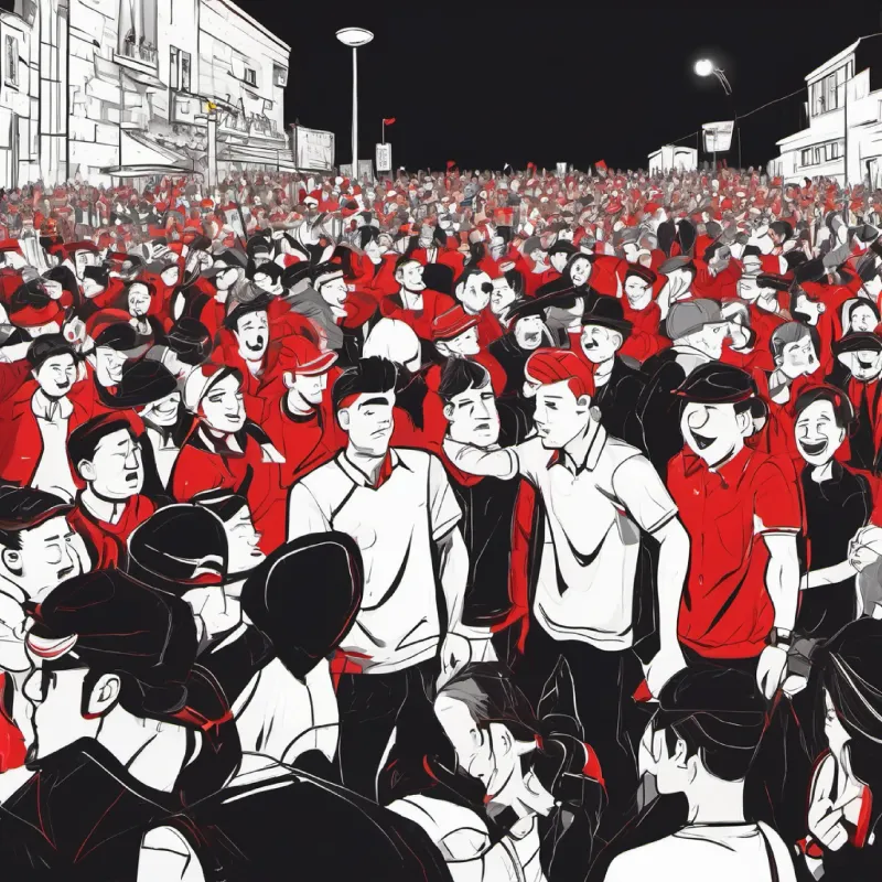 Bullies unite with the crowd, protagonist reflects on the night.