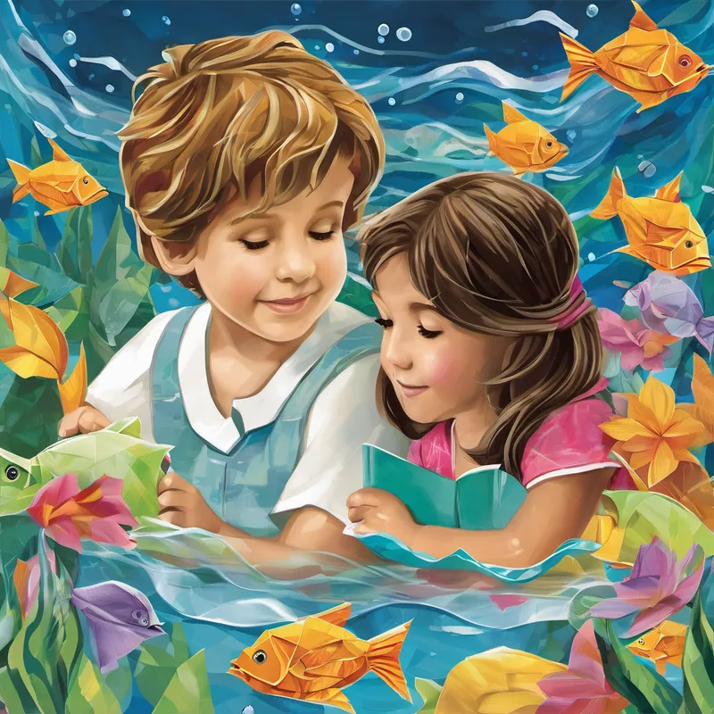 Delilah's eyes filled with relief and joy as her fishy brother swam happily by her side. They learned that listening carefully and remembering important lessons like the ABCs could help them find solutions to their troubles. From that day forward, Delilah and Sawyer continued their underwater adventures, but this time they always listened closely and paid attention to their surroundings. They knew that the water's whispers held many secrets and surprises, and by listening carefully, they could embark on magical journeys together.