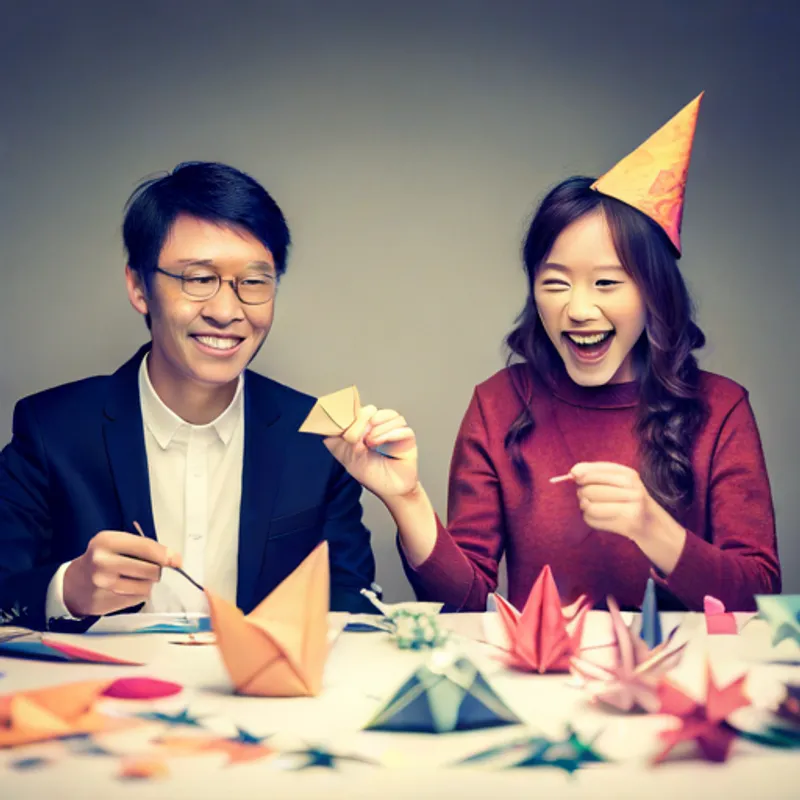 Sofia and Henry organizing a celebration, people from different kingdoms having fun