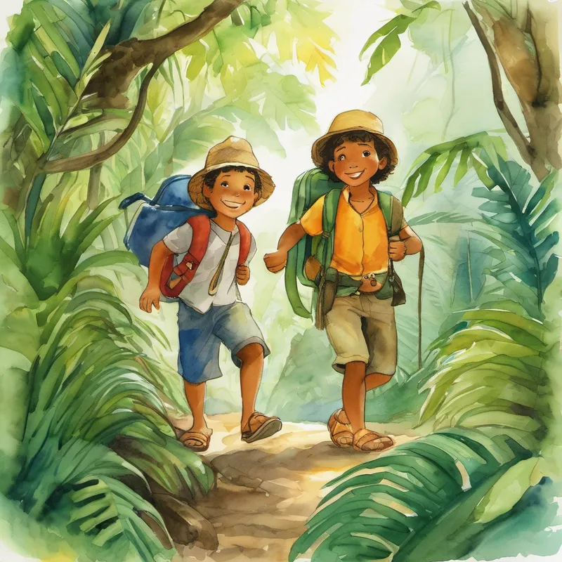 Carrying the talisman, Billy and Max made their way back home, their hearts filled with joy and their minds teeming with tales to share. The jungle adventure had brought them closer together and had given them memories they would cherish forever. From that day forward, Billy and Max treasured their friendship and the magical jungle adventure they shared. And whenever bedtime approached, Billy would close his eyes, imagining the jungle's lush greenery, the Glowbugs' laughter, and the joy of discovering hidden treasures with his best friend by his side.